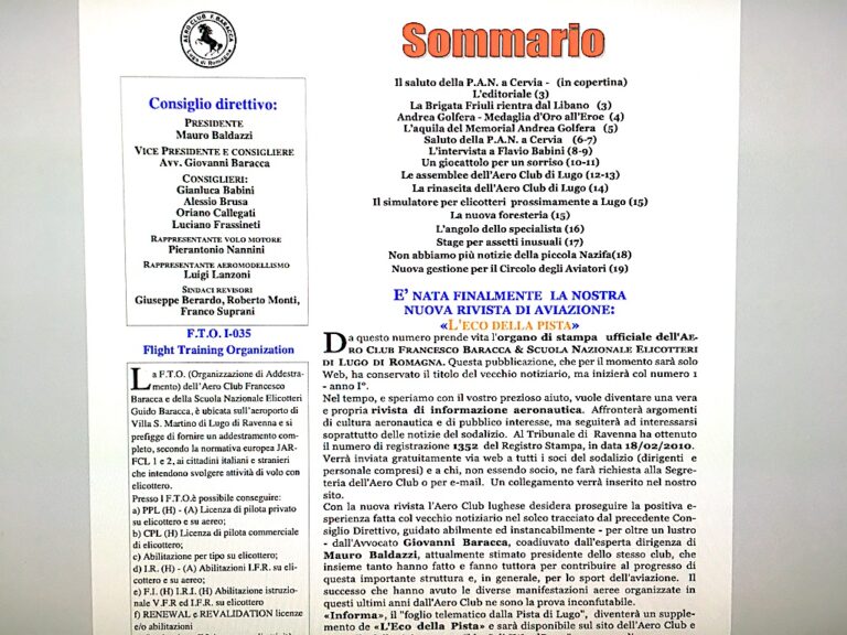 L’Eco della pista ha compiuto 15 anni