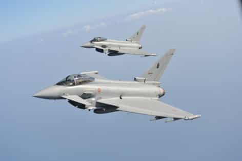 “Scramble” di due Eurofighter del 4° Stormo a causa di un velivolo non identificato