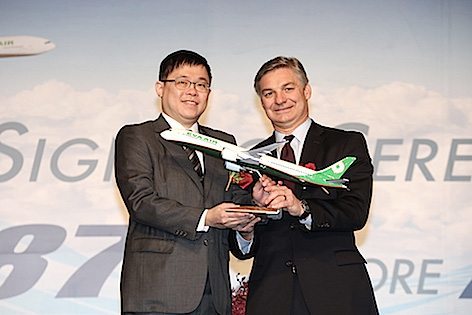 Boeing e EVA Airways concludono il più grande acquisto di sempre di aerei commerciali da parte di Taiwan