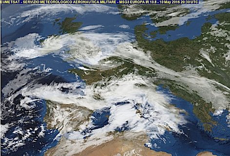 Eumetsat 10 maggio 2016 20-30 UTC