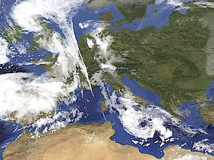 Con l’arrivo del ciclone in Sicilia il Servizio Metereologico dell’AM inizia ad attribuire un nome agli eventi più intensi