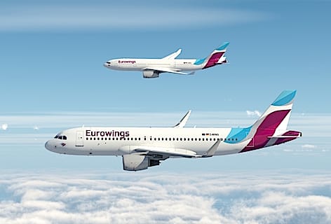 Eurowings potenzia la propria crescita anche in Italia e aumenta l’offerta del 39%