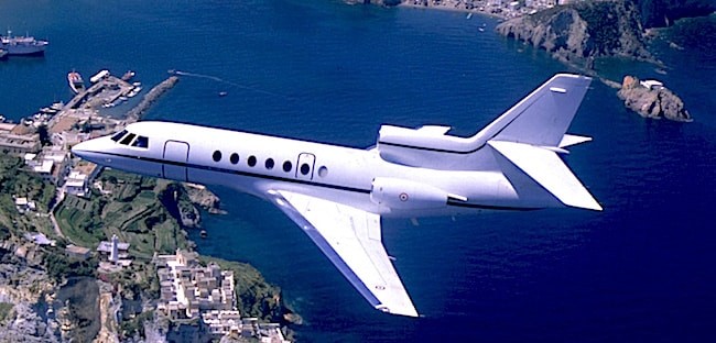 Falcon50 in volo