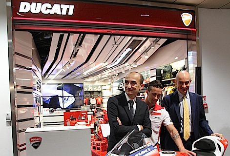 Ducati vola con l’aeroporto di Bologna