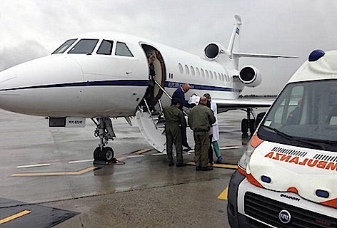 L’Aeronautica Militare impegnata in un difficile trasporto organi da Latina a Torino