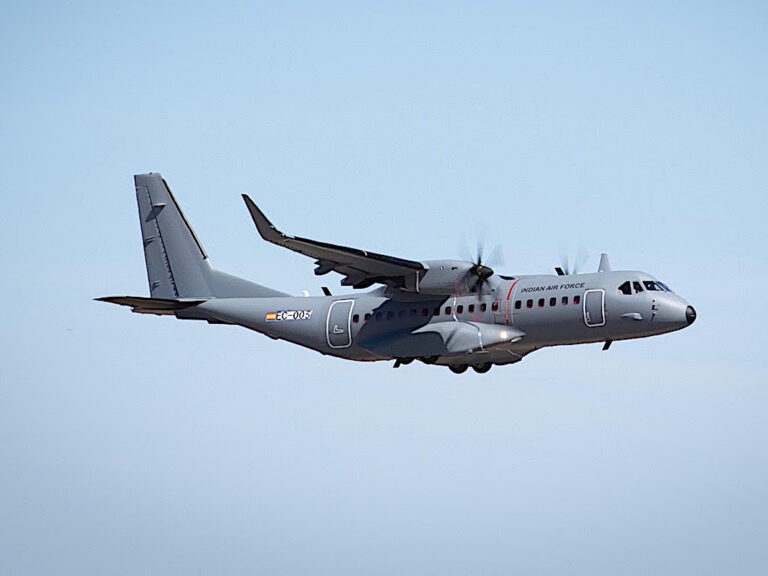 Volo inaugurale del primo C295 per l’India