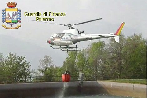 La Guardia di Finanza di Palermo accerta una maxi truffa sul servizio aereo di antincendio boschivo