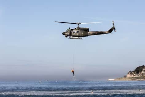 Esercitazione congiunta 9° Stormo A.M. di Grazzanise e Guardia Costiera di Gaeta