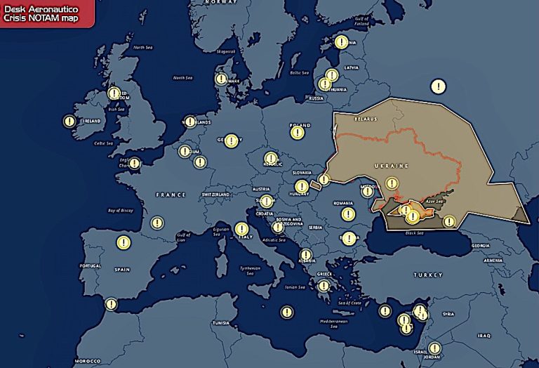 Italia, restrizioni per la Russia: mappa di crisi disponibile