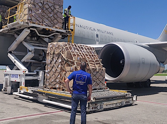 Difesa, Haiti: velivolo dell’Aeronautica Militare trasporta aiuti umanitari alla popolazione colpita da terremoto