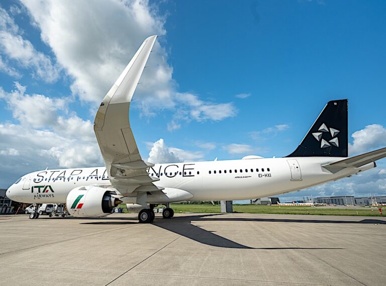 ITA Airways: nuovo Airbus A321neo livrea Star Alliance