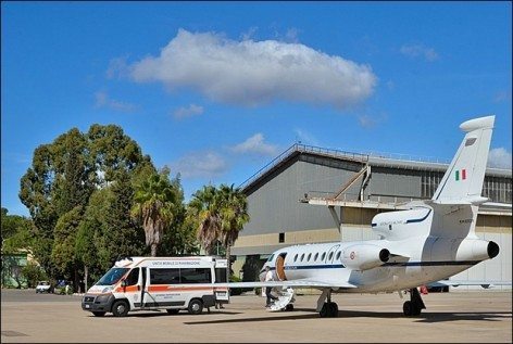 Proseguono i voli sanitari d’urgenza della nostra Aeronautica Militare