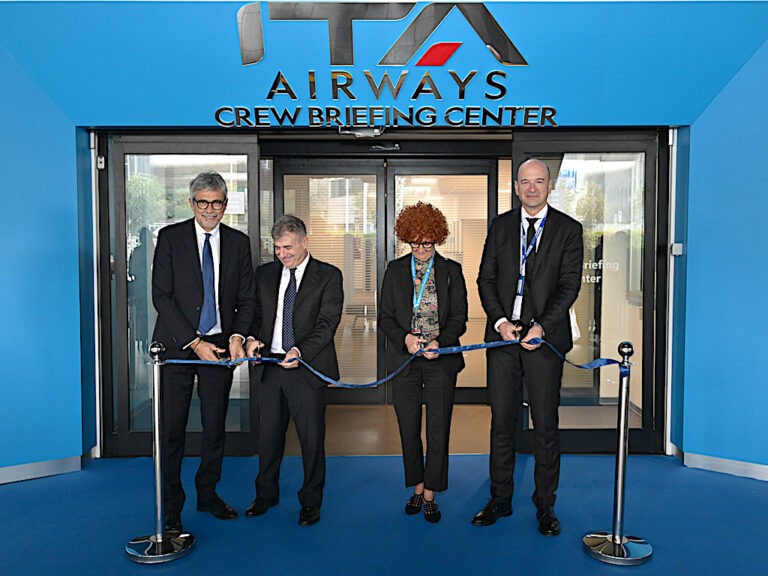 ITA Airways inaugura il nuovo Crew Briefing Center al Terminal 1 dell’Aeroporto di Roma Fiumicino