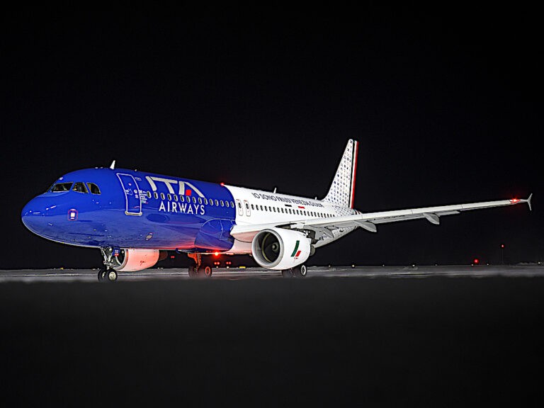 L’Airbus A320 della ITA Airways in partnership con la Regione Friuli Venezia Giulia (foto ITA Airways)