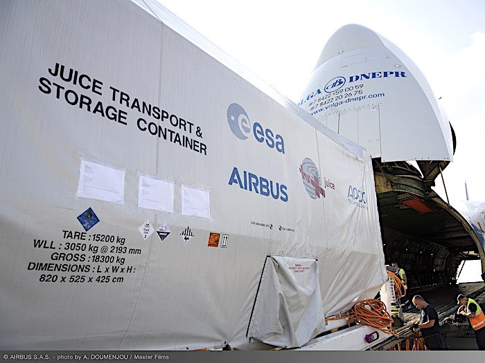 Veicolo spaziale JUICE: ultima tappa sulla Terra ad Airbus prima dell’odissea su Giove