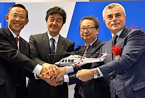 L'AD e DG di Leonardo-Finmeccanica Mauro Moretti nel corso del Japan Aerospace (foto Leonardo-Finmeccanica)