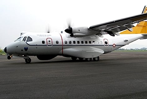 Sistema di autoprotezione SAGE di Leonardo-Finmeccanica in servizio sul velivolo da pattugliamento marittimo  CN-235 dell’Aeronautica indonesiana