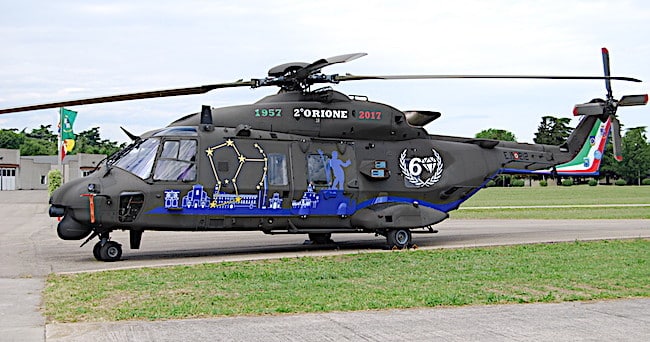 NH-90 sp color presentato per il sessantennale