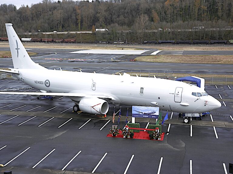 Boeing consegna il primo P-8A Poseidon alla Nuova Zelanda