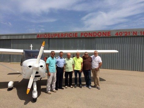 Il Generale Nuzzo in visita all’Aeroclub Fondone di Lecce (Il portale dell’Aeronautica Militare)