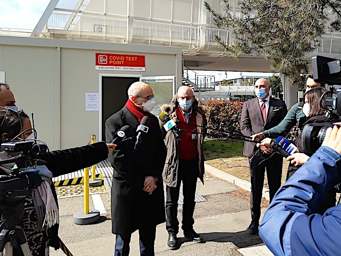 Aeroporto “G.Marconi” di Bologna: il via al nuovo Covid test point