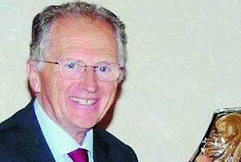 Paolo Pettinaroli, nel corso di una premiazione (foto Corriere di Novara)