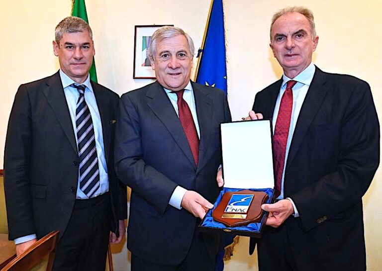 Il vicepremier e Ministro degli Esteri Tajani incontra i vertici Enac