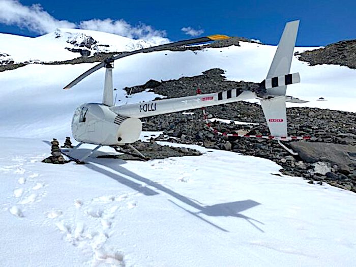 Elicottero precipita a Cervinia. Perde la vita un imprenditore bresciano, ferito gravemente il passeggero