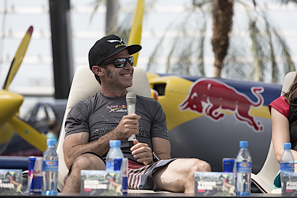 Press conference at Hangar-7 during the Red Bull X-Alps preperations in Salzburg, Austria on July 4th 2015