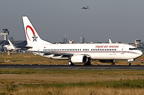 Boeing 737-800 della Royal Air Maroc (foto Konstantin von Wedelstaedt)