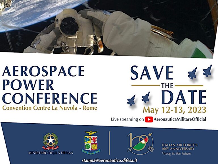 Centenario Aeronautica Militare: Roma il 12-13 maggio 2023 “AeroSpace Power Conference”