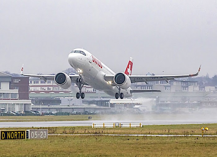 Consegnato a SWISS il primo Airbus A320neo con cabina Airspace 