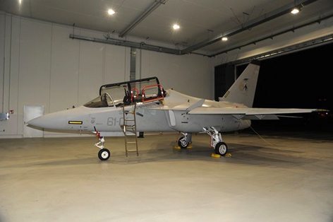 Il primo T-346A è stato assegnato alla scuola di volo  del 61° Stormo di Galatina (Aeronautica Militare)