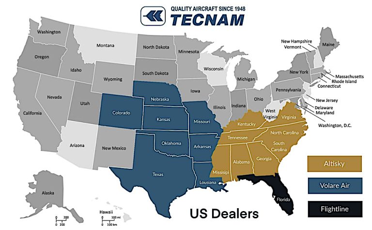 Tecnam Aircraft amplia la presenza negli USA