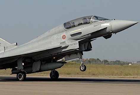 Finmeccanica dimostra la nuova capacità di identificazione a terra del sistema Mode 5 Reverse-IFF a bordo dei Typhoon italiani