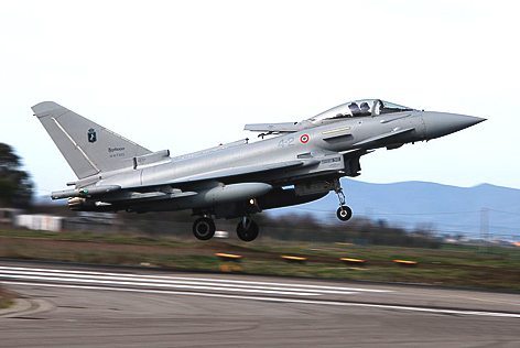 Secondo Scramble supersonico per i Typhoon italiani della Task Force Air Nato rischierata a Šiauliai (Lituania)