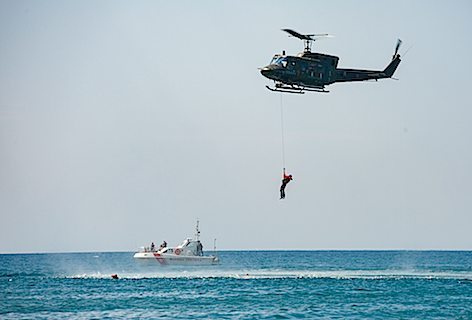 Esercitazione in mare per il 9° Stormo di Grazzanise