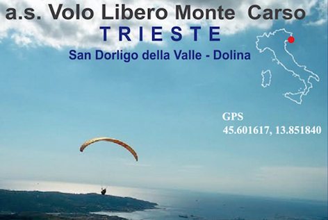 Volo libero Monte Carso