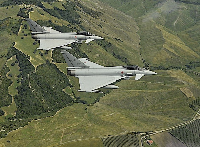 Formula 1, GP di Toscana “Ferrari 1000”: caccia Eurofighter dell’AM volano sul Mugello