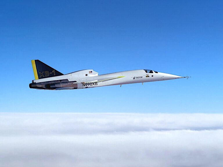 Boom Supersonic supera Mach 1 col suo jet civile XB-1
