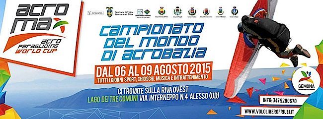 La locandiana di Acromax, il Campionato del Mondo di Parapendio