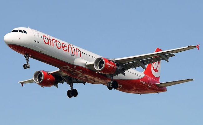 Airbus_A321-211 della compagnia airberlin (foto: Javier Bravo Munoz)