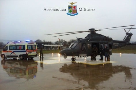 Missione sanitaria dell’Aeronautica Militare per un urgente trapianto d’organo (A.M.)