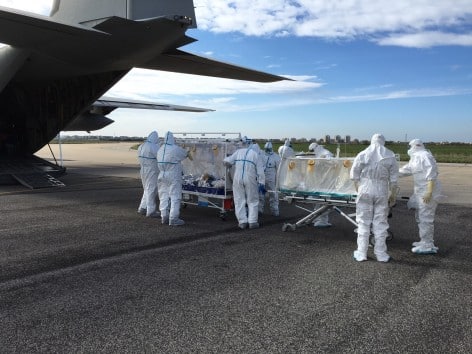 Aeronautica trasporta paziente altamente infettivo (Il portale dell’Aeronautica Militare)