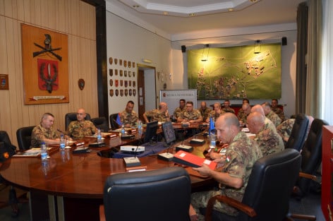 Il Capo di SME alla Scuola di Fanteria (Esercito Italiano)