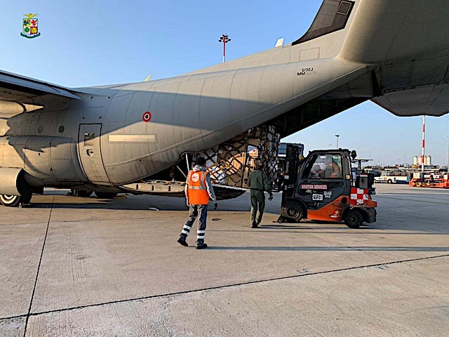 COVID-19: il 3° Stormo a Schiavonia (PD) per la realizzazione di un ospedale da campo donato dal Qatar