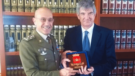 Il Generale Errico in visita al NoiPA (Esercito Italiano)