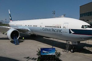 Cathay Pacific  50th 777-300ER consegnato  (foto Boeing)