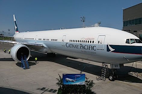 Consegnato dalla Boeing il 50° 777-300 extended range alla Cathay Pacific Airways