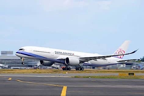 China Airlines diventa un nuovo operatore dell’A350 XWB